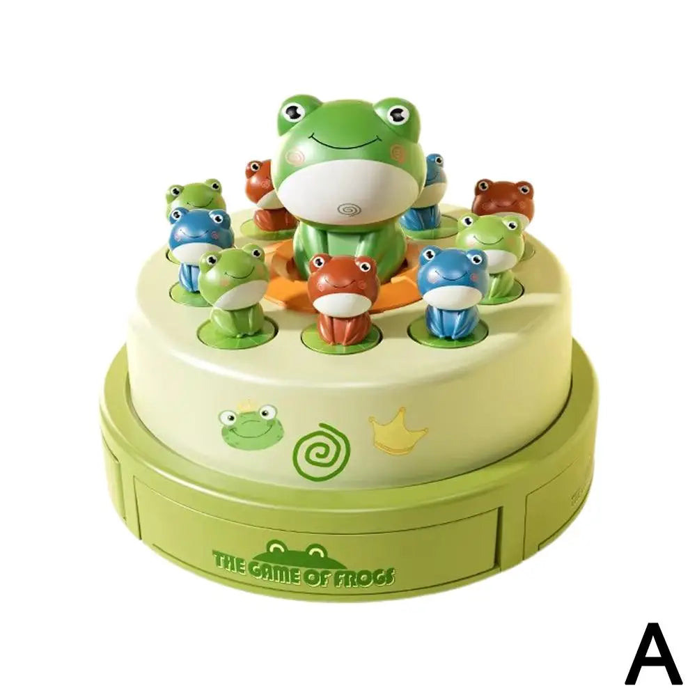 Kid Toy Launch Frog Cartoon Flying Frog Catching Funny Toy Development Sensory Interaction1 2 Players Game Puzzle Toy