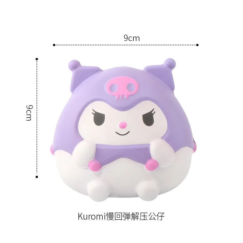 Kawaii Sanrios Kuromi Cinnamoroll Hello Kitty Kawaii Toys Anime Cartoon Children's Hand Pinch Squeeze Toys Gifts
