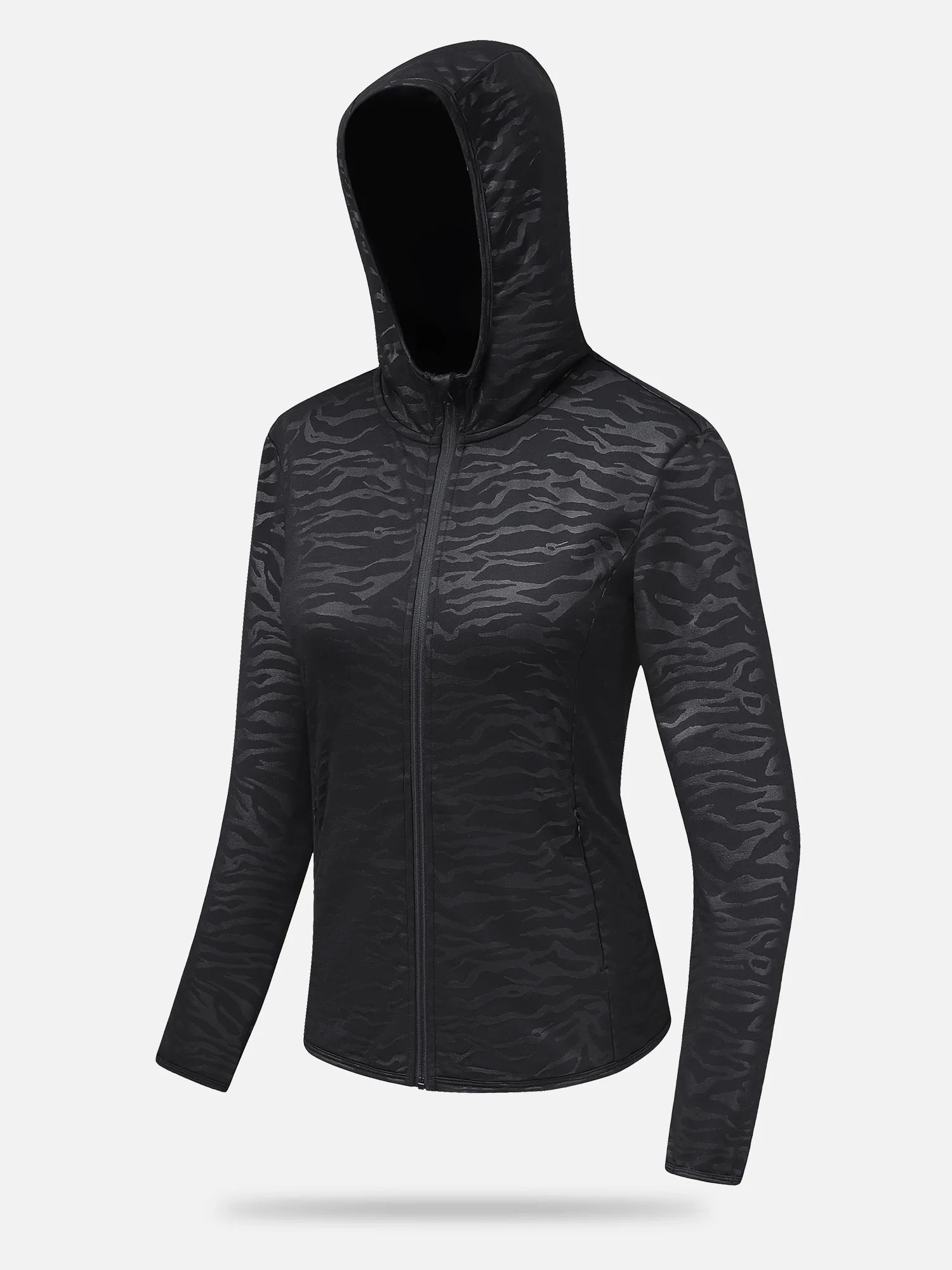 Womens Fashionable Jacket Daily Outdoor Quick Drying Breathable Casual Top Polyester Ammonia Fleece Knitted Fabric