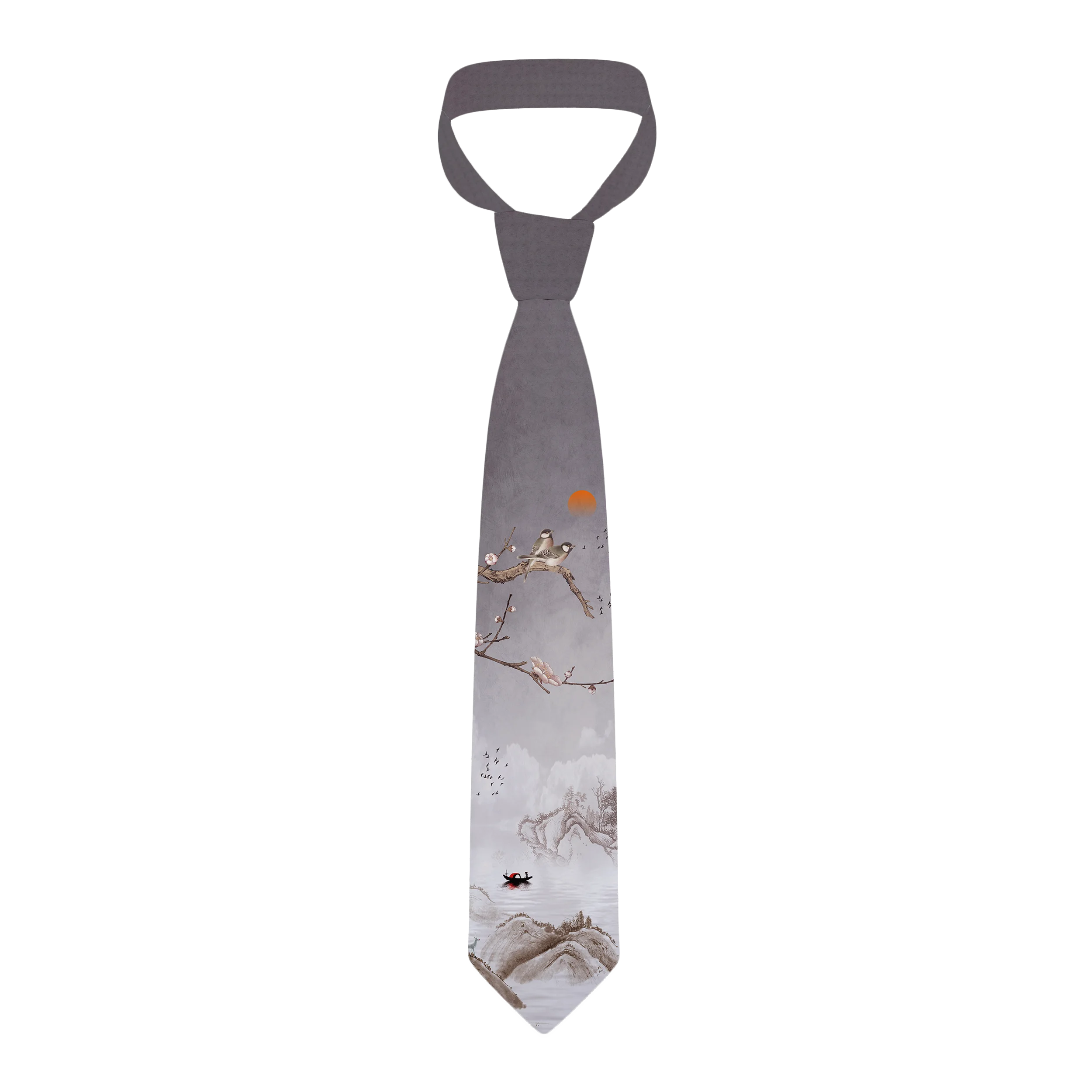 Fashion new cartoon oil painting accessories tie men and women general high-quality popular men's tie suit business wedding