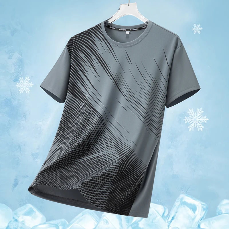 Men's T-Shirt for Summer Casual Oversized Loose T-Shirt Fashionable Running Sportswear Graphic T Shirts Fashion Streetwear Tee