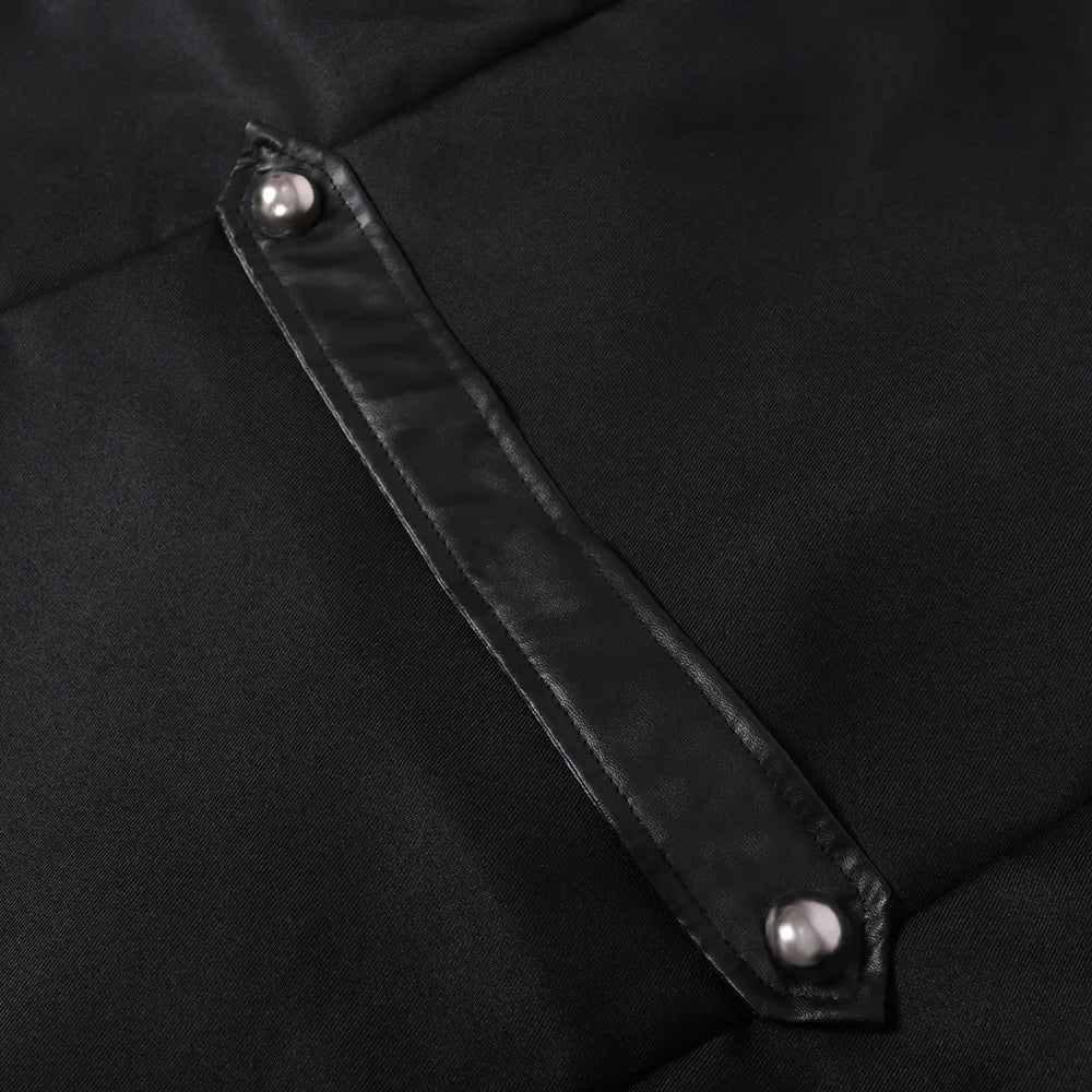 Halloween cosplay: a medieval stage performance costume with a split windbreaker, hat, and scepter for a palace banquet