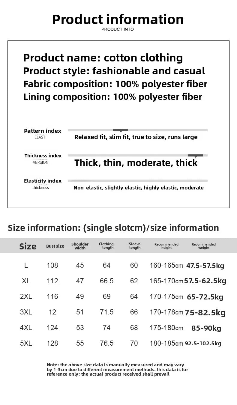 Men's Outdoor Sports and Leisure Fashionable Versatile Jacket Autumn Winter Fashion Trend, High-quality Windproof Thick Jacket