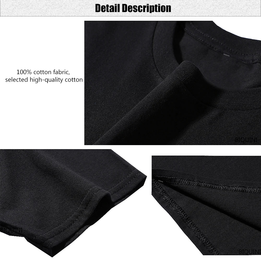 Men T Shirt  Jdm Clothes Men Tshirts 100% Cotton Tops Manga T-shirt Japan Car Racer Streetwear Harajuku Hip Hop tshirt