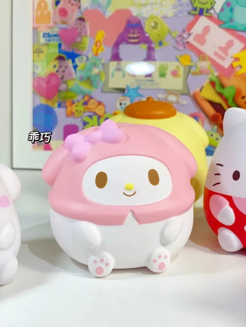 Kawaii Sanrios Kuromi Cinnamoroll Hello Kitty Kawaii Toys Anime Cartoon Children's Hand Pinch Squeeze Toys Gifts