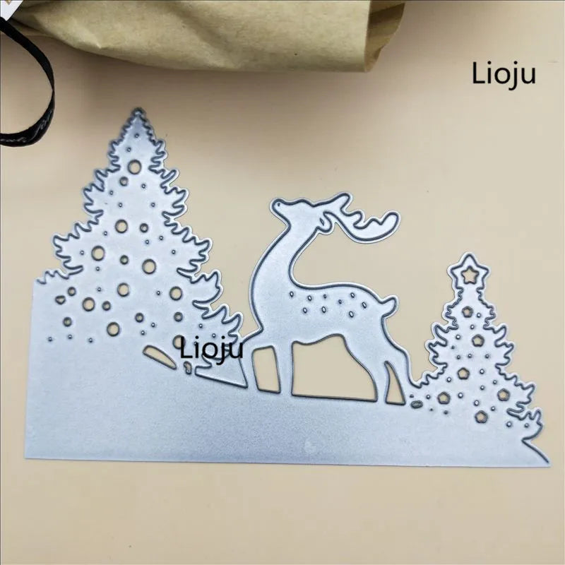Christmas Greeting CardMetal Cutting Dies Scrapbooking New 2019 DIY Scrapbooking Photo Album Decorative Embossing DIY Paper Card