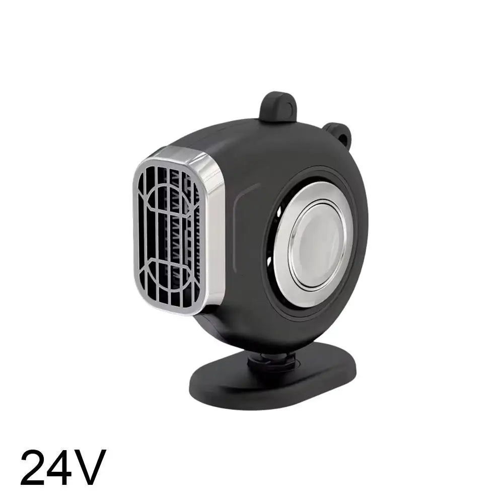 12V/24V Car Heater Winter Fast Heating Car Mini Hot Air Fan Adjustable Vehicle Dashboard Small Space Saving Car Heater