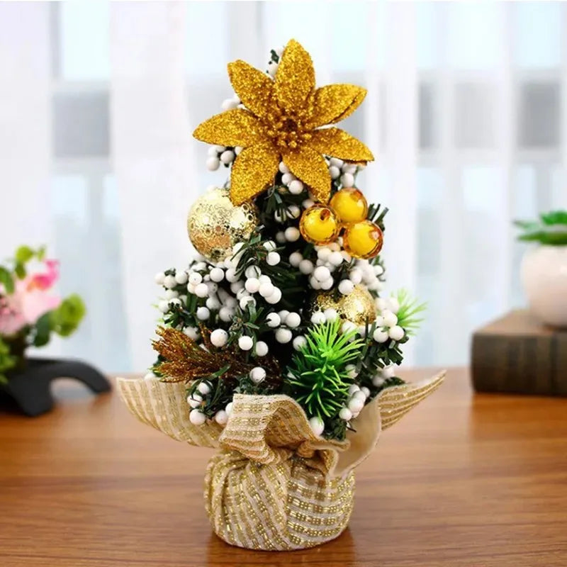 Christmas Tree Christmas Decoration 2026 Home Bedroom Desktop Ornaments Artificial Small Christmas Tree New Year Children Gift