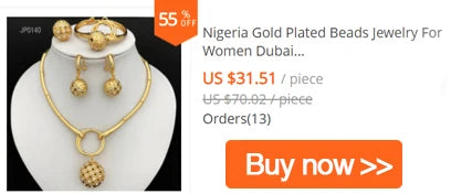 High Quality Jewellery Set For Women Dubai Nigeria Party Jewelry Necklace Earrings Bracelet And Ring Wedding Party Gift