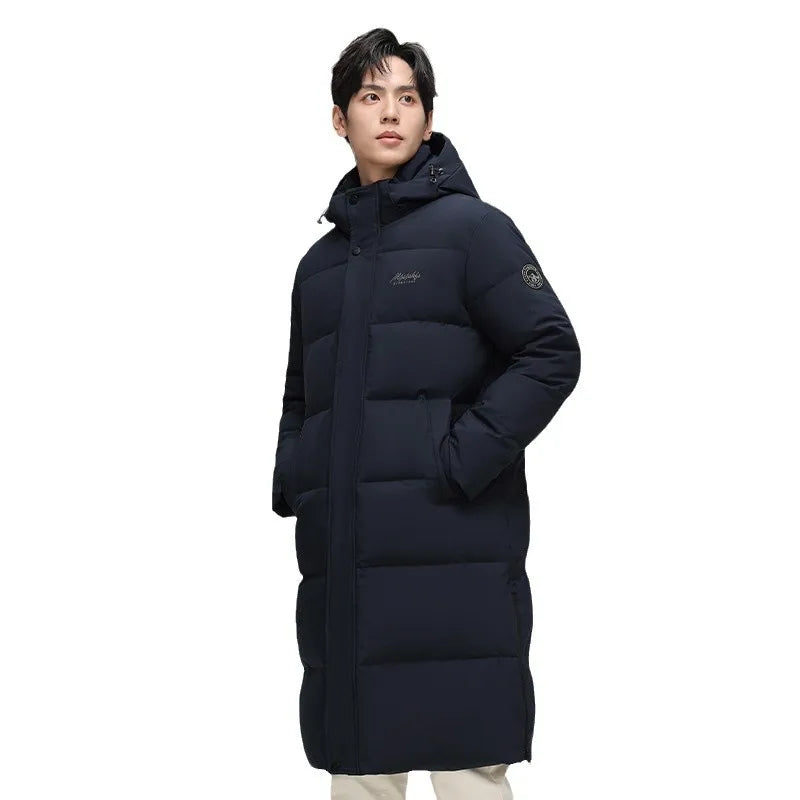 Canada Fashion Winter Jackets for Man Down Parka Coat Man White Goose Down Jacket Hooded Warm Thick Long Puffer Jacket HXY252
