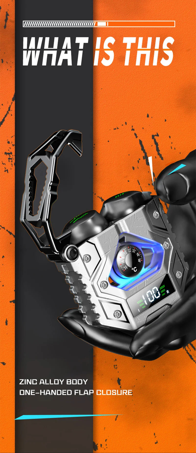 Creative Noise Reduction Electric Technology Mecha Wind Ultra-Long Standby Game Dual-Mode Headset H9 Bluetooth Wireless Headset