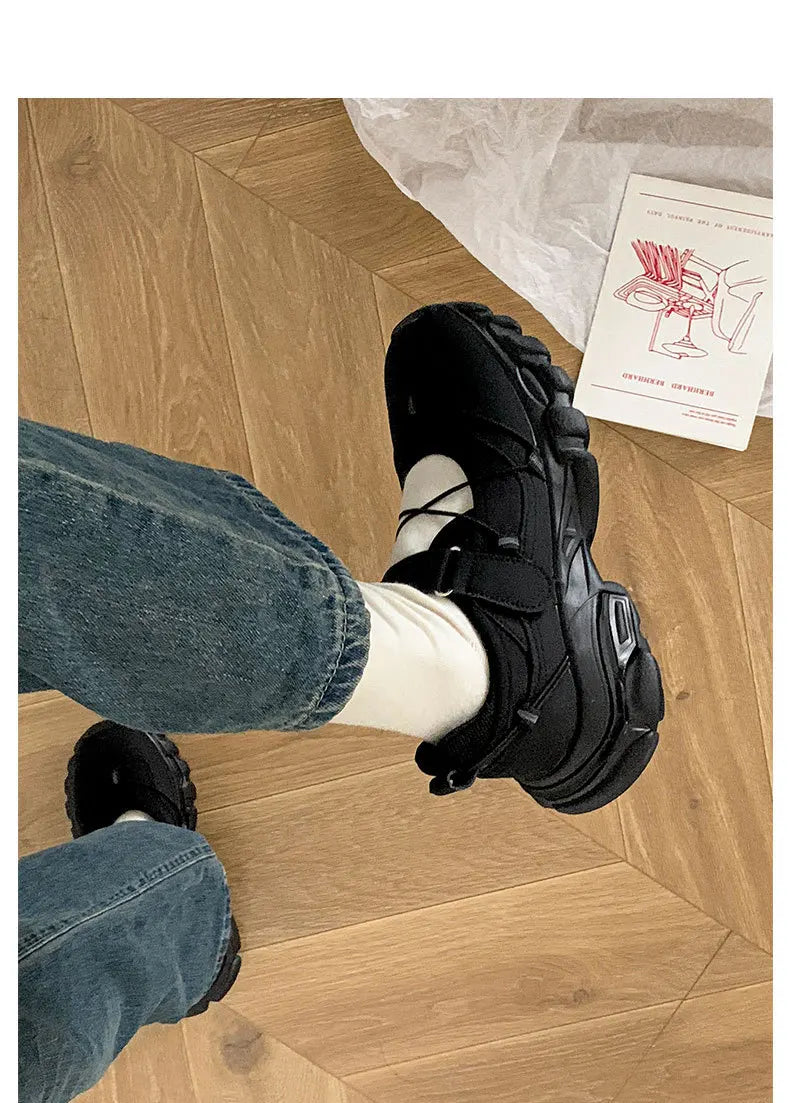 Women's Shoes Platform Female Footwear Shallow Mouth All-Match White Sneakers 2025 New Dress Casual Summer Rome