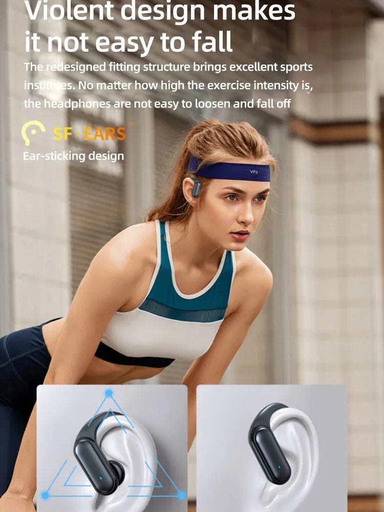 A520 Wireless Bluetooth Headset High Quality Earplugs Anti-Sweat Touch Light Mini  HD Sound Quality Stereo Universal Headset
