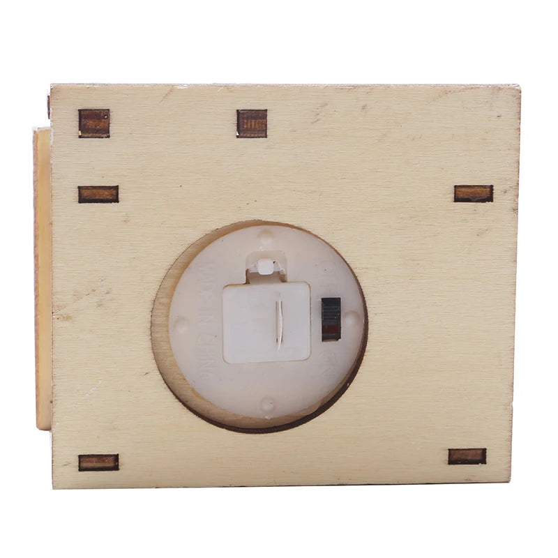 Christmas Home Decoration LED Luminous Wooden House Small House Xmas Tree Desktop Decoration Happy New Year Give Gifts Friends