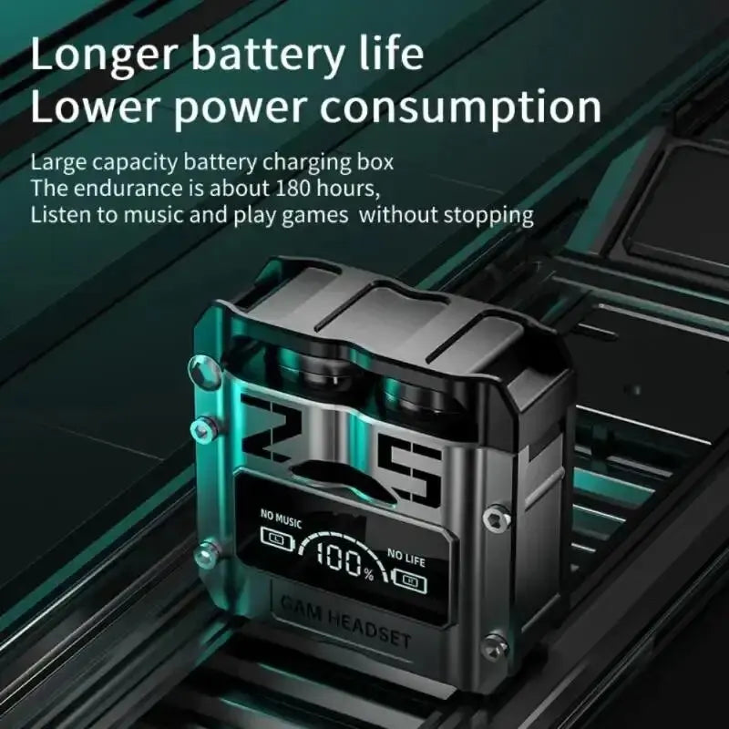 Wireless Noise Reduction HQ High Quality TWS Earphone M25 In-ear Type-C LED Display Recharge Earphone Headphone