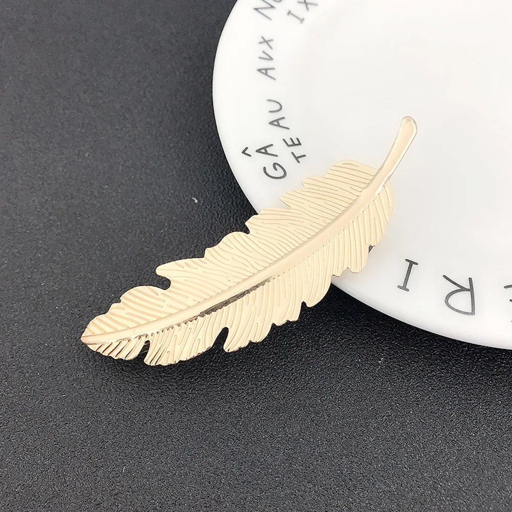 Fashion Gold Hairpin Women Girl Hair Clip Pin Barrette Clasp Accessories for Hair Buckle Women Girls Hairclip Headdress Headwear