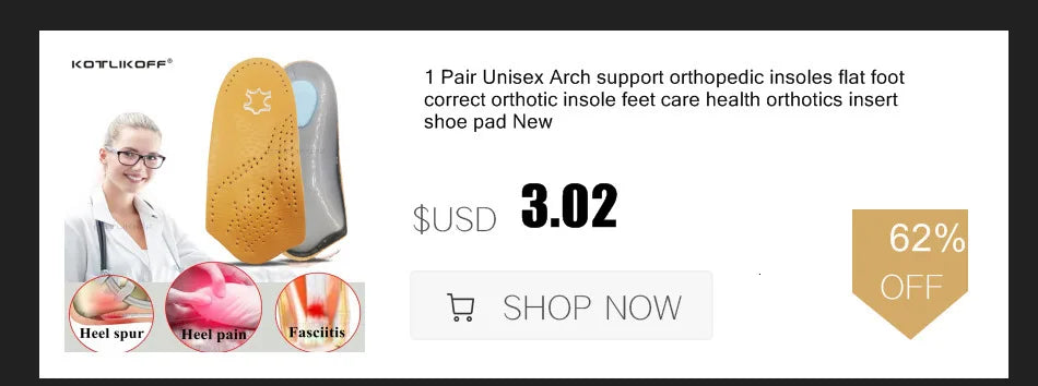 1 Set Orthopedic Shoes Insoles For Feet Foot Massager Sccessories Arch Support Plantar Fasciitis Knee Pads For Work Shoe Sole