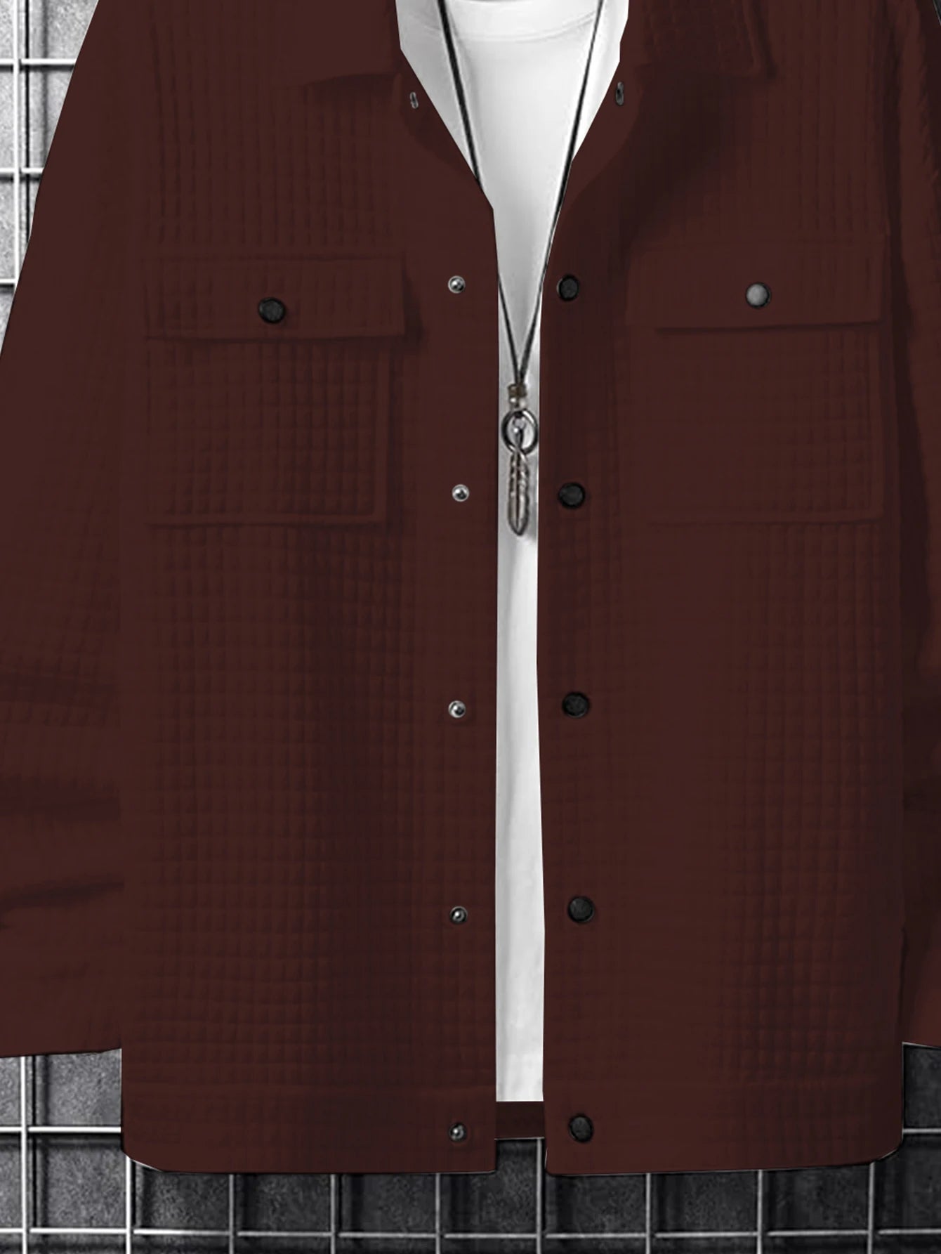 Men's Casual Plaid Jacket Coat Fashionable Outerwear Design Versatile Style Suitable for Leisure & Formal Occasions