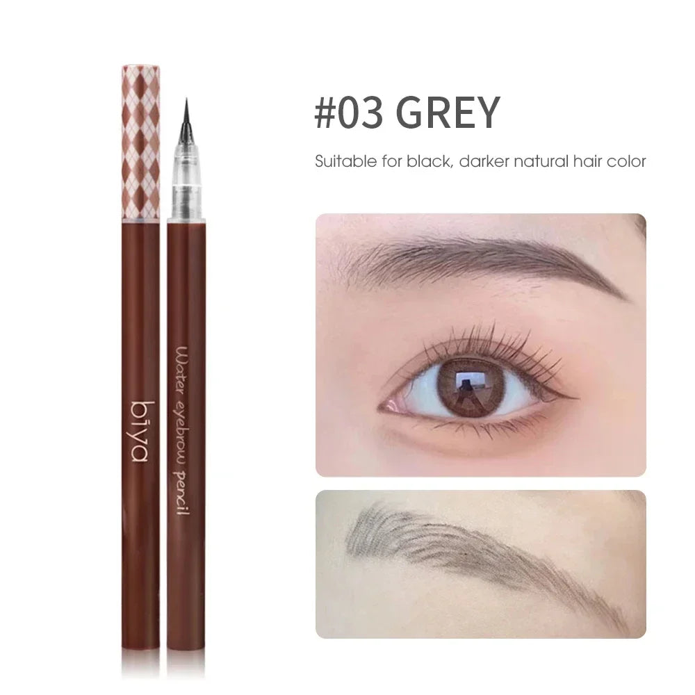 Ultra-fine Eyebrow Pencil Outline Shadow Lying Silkworm Eyeliner Waterproof Non-smudge Lasting Colorfast Liquid Eyebrow Pencil