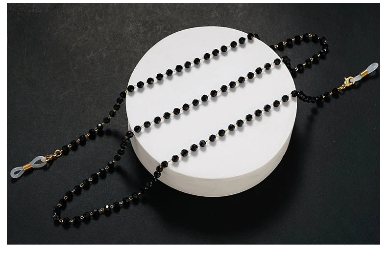 2022 New Eyeglasses Chains Women Sunglasses Holder Necklace Eyewear Retainer Accessories Pearls Sunglasses Chains Gold