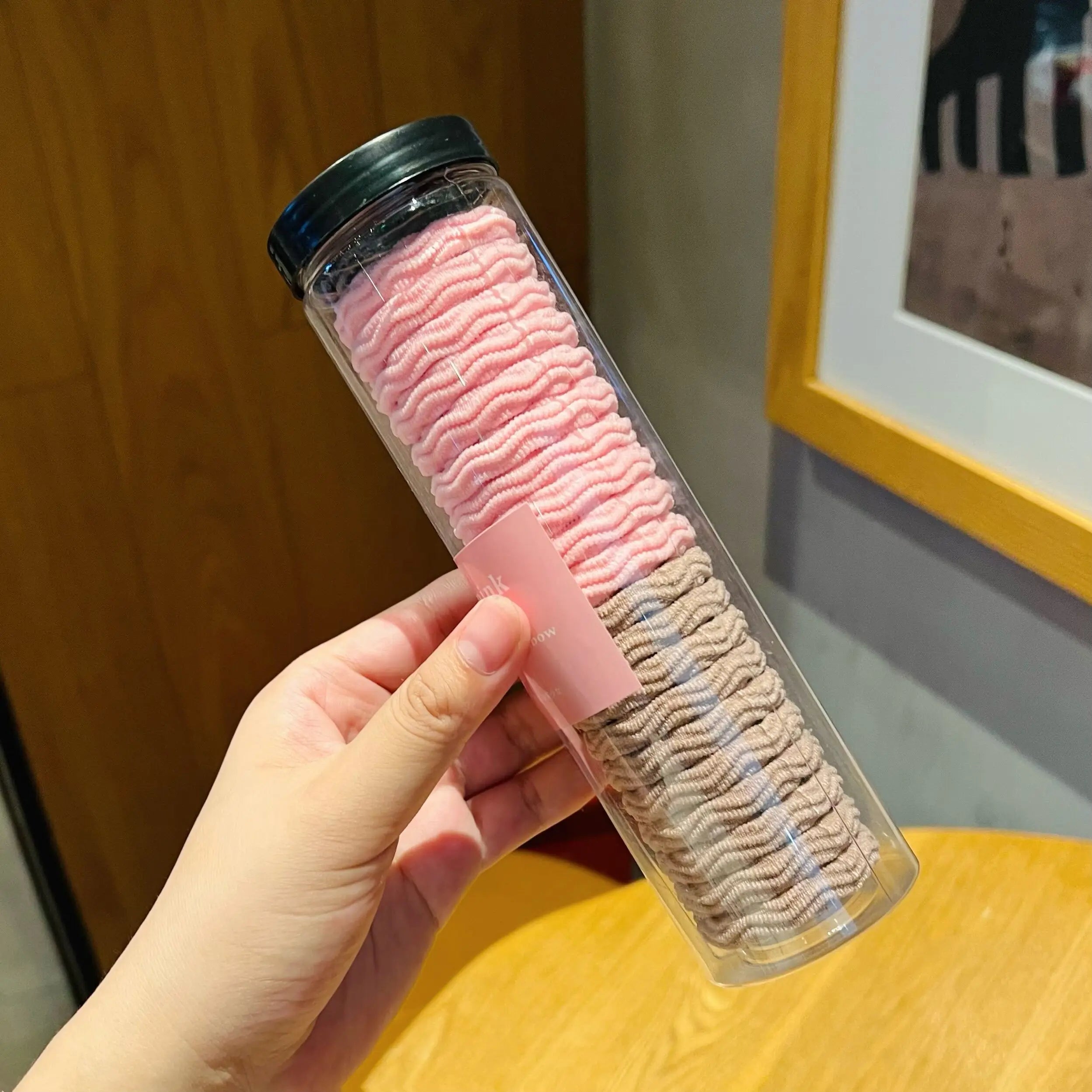 20Pcs High Elasticity Hair String Fashionable Sports Hair Loop All Season Hair String Packaging As Shown In The Picture