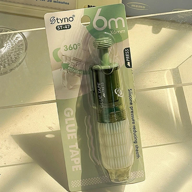 Transparent Dot Dispensing Double-sided Tape Replaceable Refills Handbook Dot Glue Stationery School Office Supplies stationery