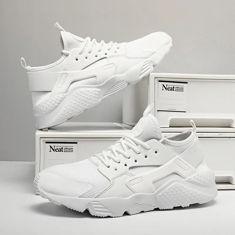 Sneakers for Men Autumn Breathable Casual Shoes Outdoor Lightweight Platform Fashion Elastic Socks Low Top Vulcanized Shoes 2024