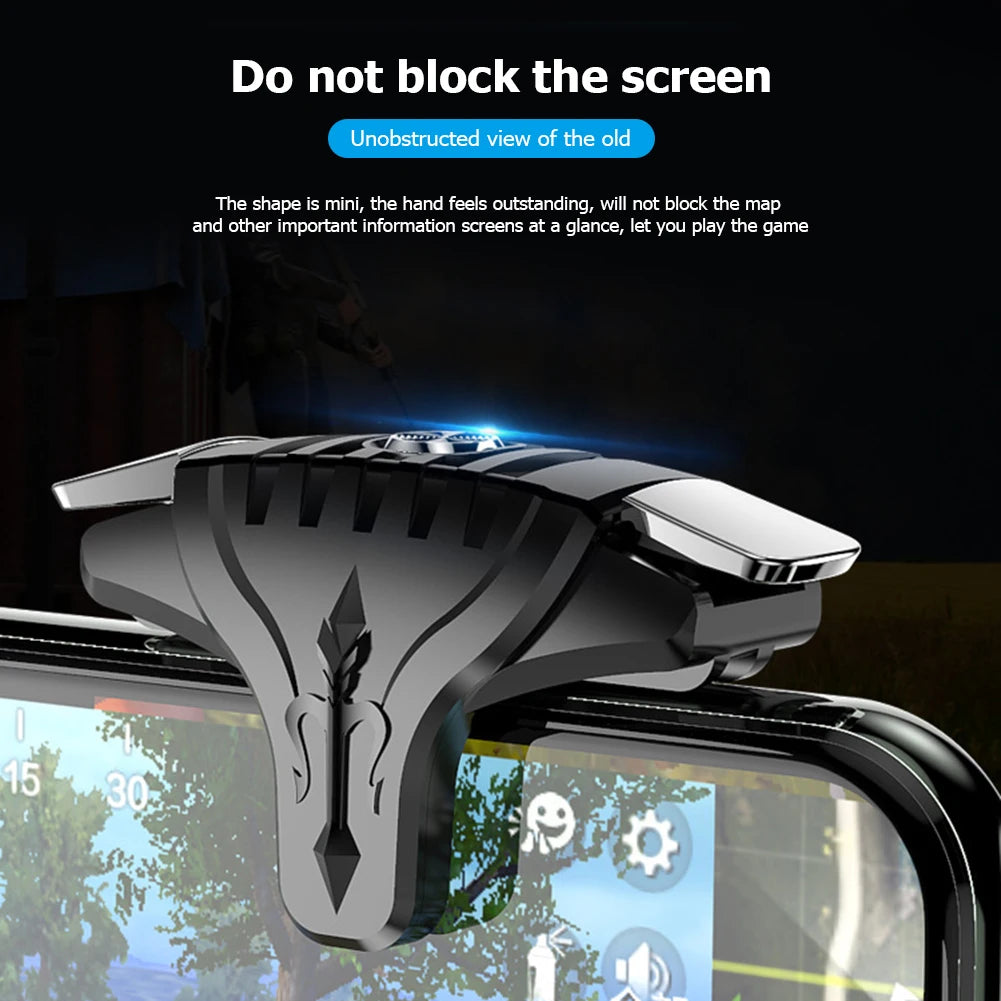 Electronic Machine Game Parts F01 1 Pair Plastic PUBG Mobile Trigger Phone Gamepad Controller Gaming Shooter