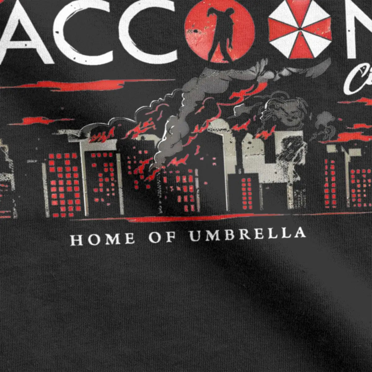 Men's T-Shirt Great Model Residents Evils Umbrella Corporations Cotton Tee Shirt Short Sleeve T Shirts O Neck Clothes