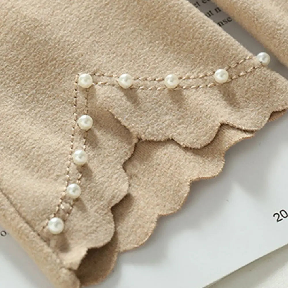 Ladies Winter Accessories Full Finger Cold Protection Women's Gloves Touch Screen Gloves German Fleece Korean Style Mittens