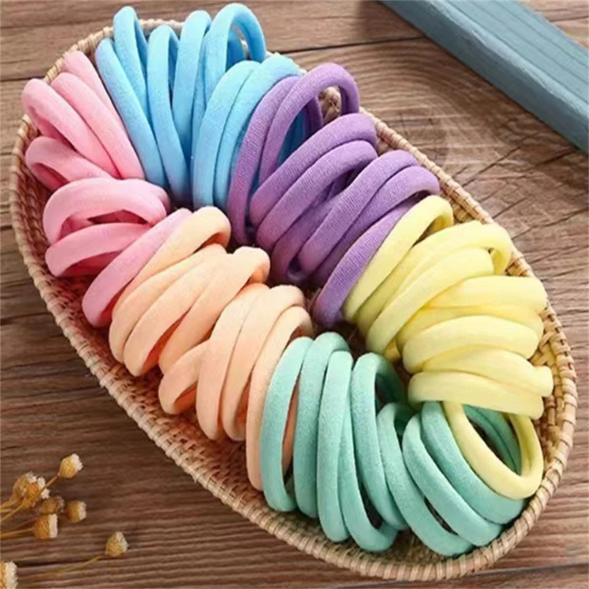 100pcs thick hair rope, high elastic hair ring, ladies hair accessories