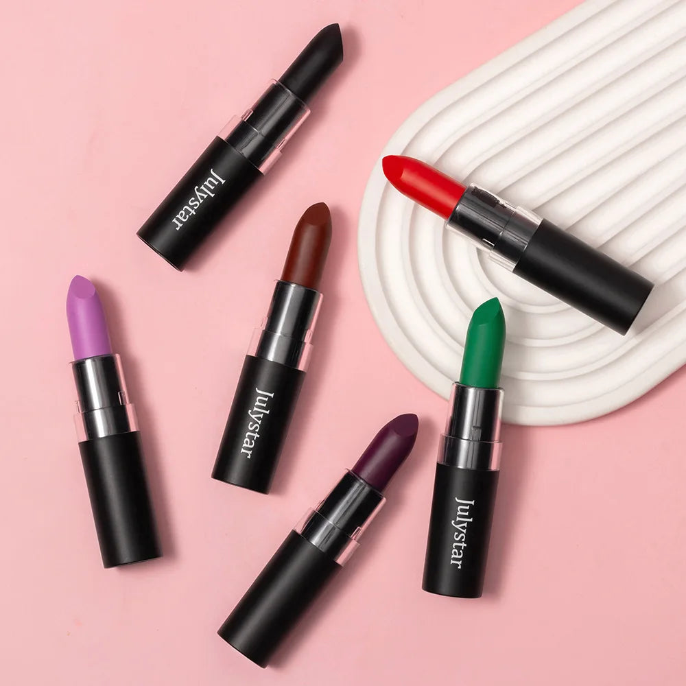 12 Color Halloween Makeup Kit, Face Body Paint & Matte Lipstick, Cruelty Free Lip Palette for Halloween Party Cosplay Costume