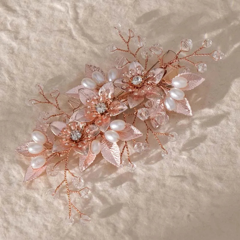 Hot Sales Women Hair Accessories Rhinestones Party Hair Clip Wedding Ceremony Hair Pin Bridal Party Head Jewelry Bride Headpiece