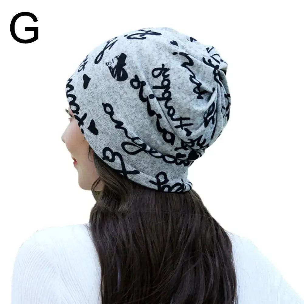 Winter Women Hat Warm Beanie Hats Cap Turban Tube Bandana Headband Scarf Headwear Neck Outdoor Head Kerchief Face Collar Wa C1B1