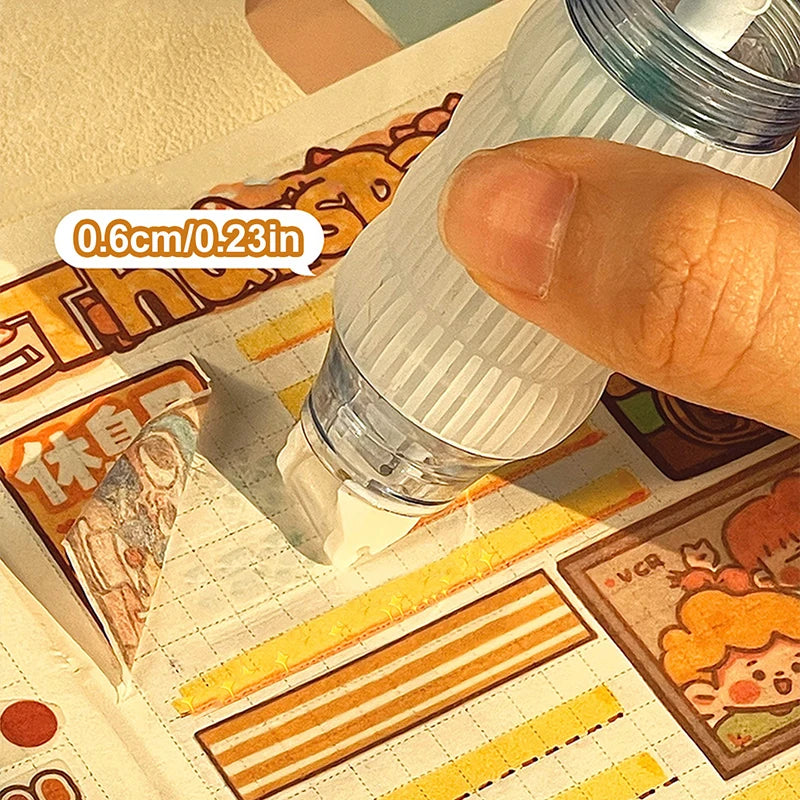 Transparent Dot Dispensing Double-sided Tape Replaceable Refills Handbook Dot Glue Stationery School Office Supplies stationery