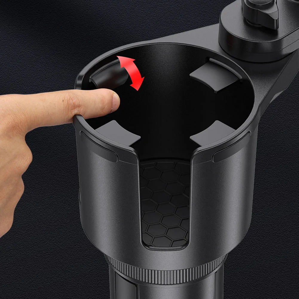For Car Use For Most Phones 2 In 1 Design 360 Rotation Daily Commute Flexible Car Gadget For Phone And Drinks Water Cup Fitment