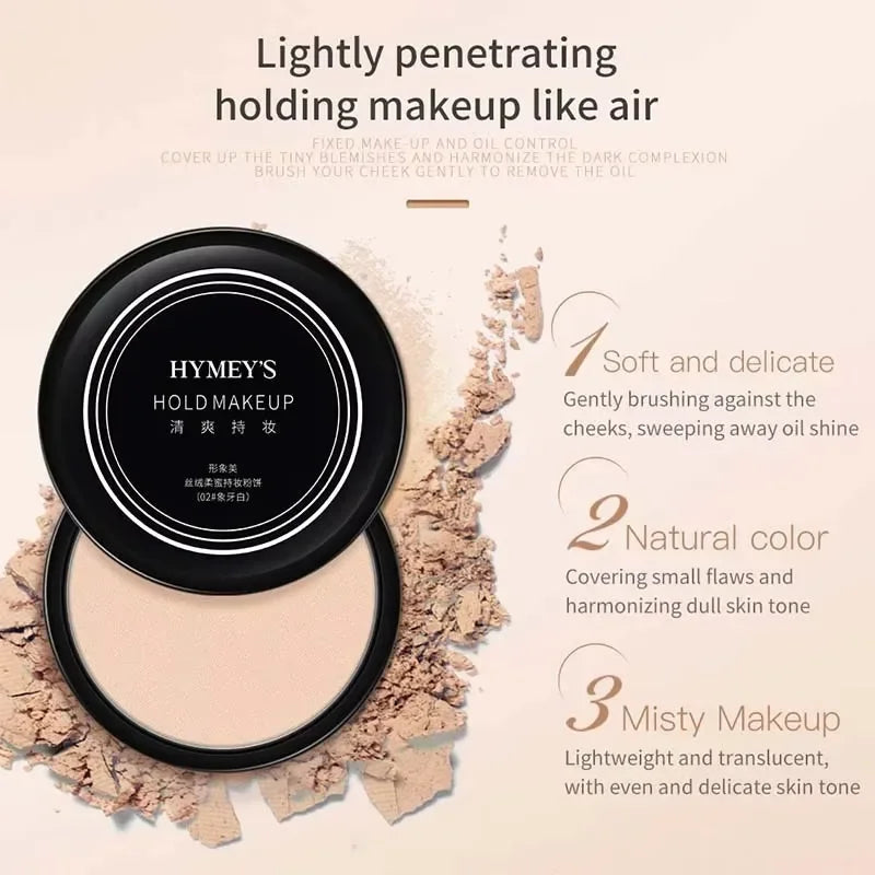 3 Colors Make Up Face Powder Brighten Oil-control Waterproof Nude Makeup Pressed Powder Foundation Makeup Base Cosmetics