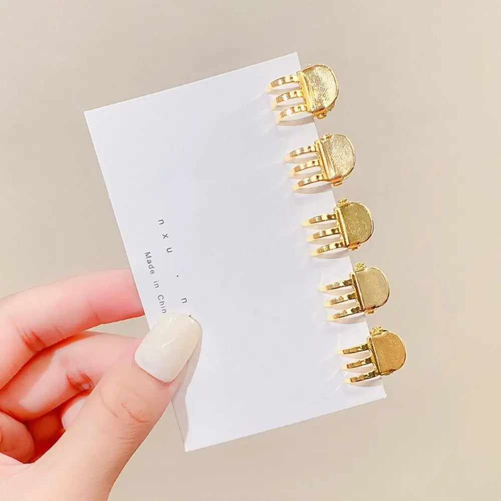 Grey Hair Accessories Headwear Hair Styling Tool Korean Style Barrette Side Bangs Clip Women Hairpins Mini Hair Clamp