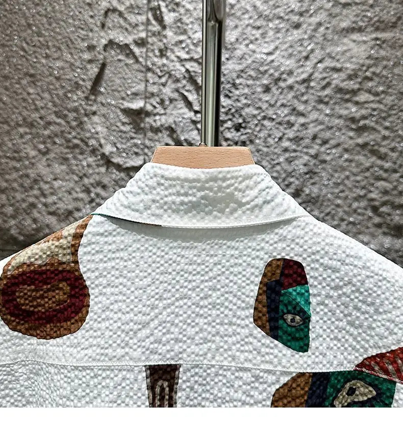 Stylish Short Sleeve Shirt For Men Trendy Casual Unique Chic Versatile Top