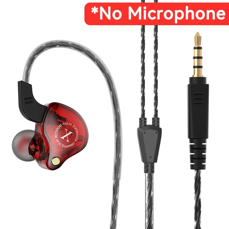 Mobile Wired Headphones Heavy Bass 3.5mm For Phone Earphones Stereo In Ear Headphones with Mic Earbuds Hifi Music Sport Headset