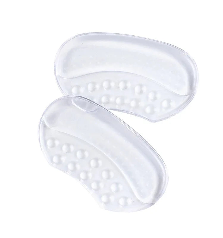 1Pair Heels Grips Silicone Heel Stickers for Women Men Anti Slip Heel Cushions Non-Slip Inserts Pads Foot Heel Care Protector