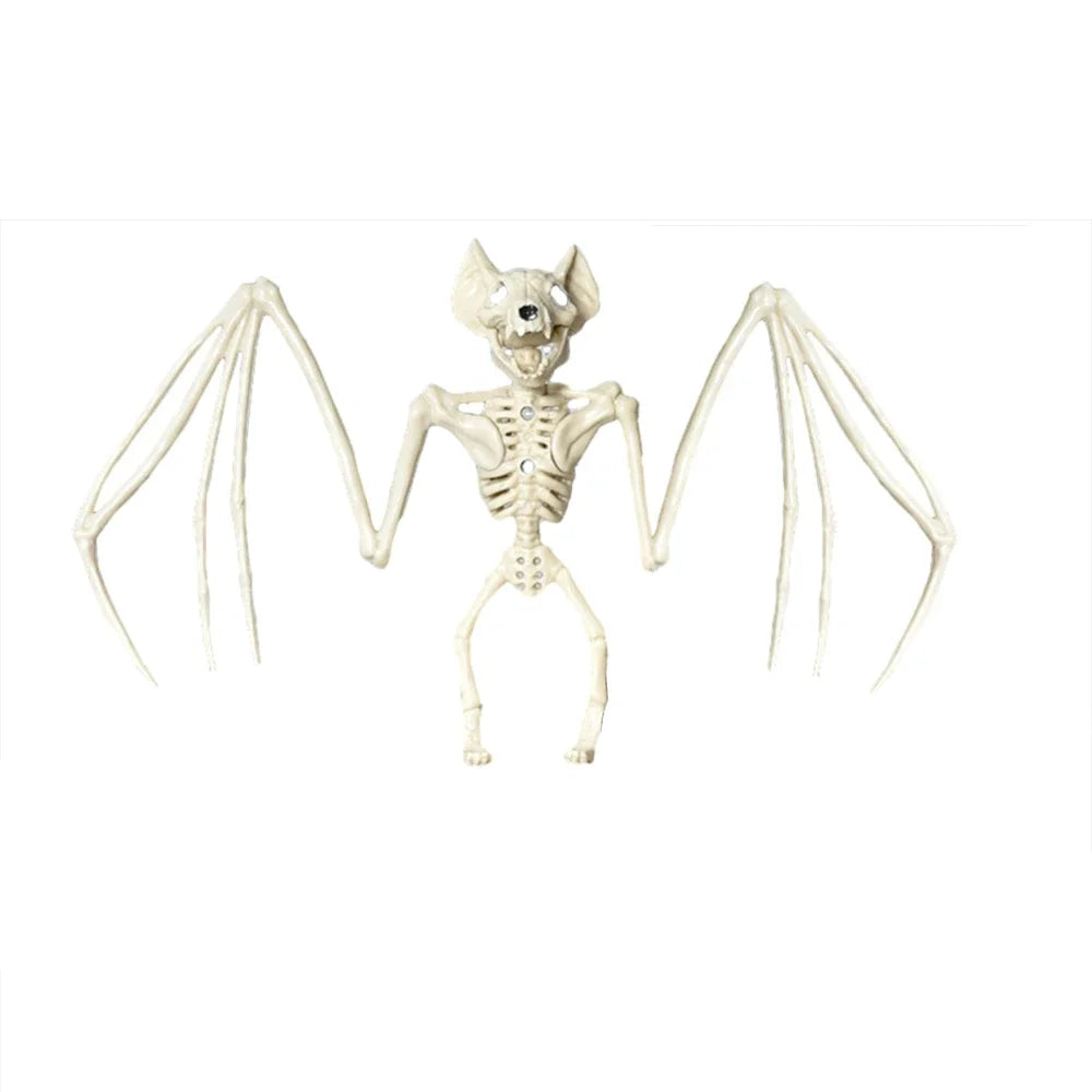 Halloween Horror Bats Skeleton Mouse Scorpion Lizard Bonez Skeleton Model Festival Decor Party Creepy Halloween Party Decoration