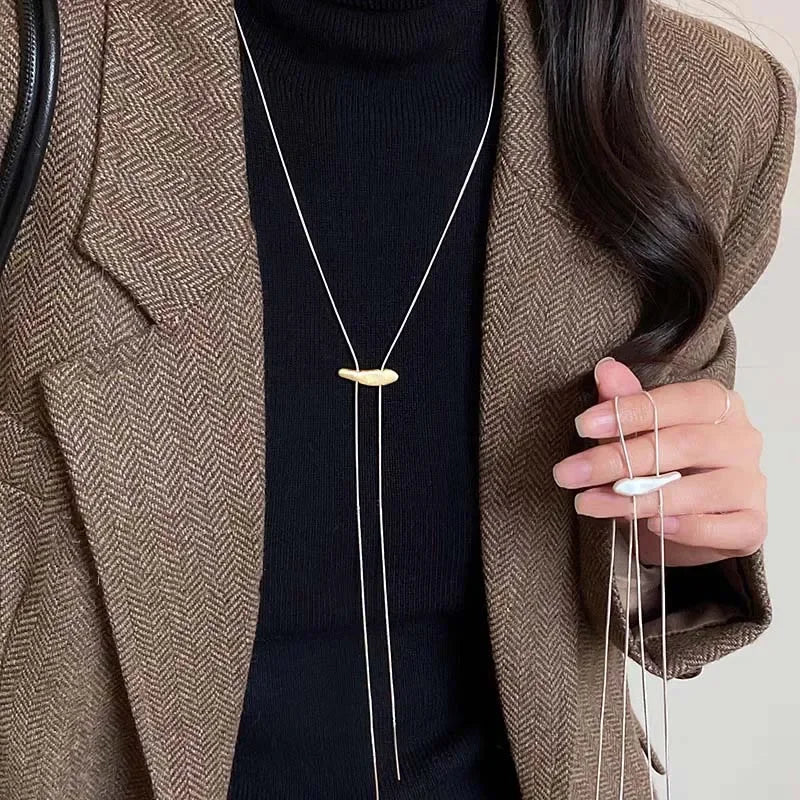 Fashion Necklace for Women Adjustable Geometric Simple Collares Para Mujer Elegant Retro Necklace Jewelry Accessories Gift