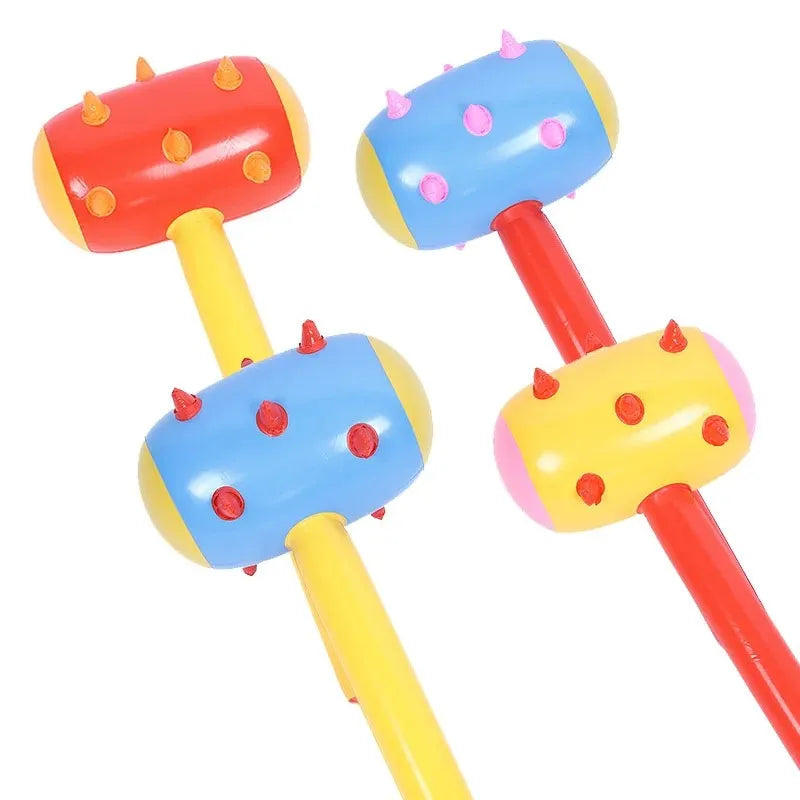 Kid Donut Inflatable Stick Air Hammer Toy Big Size 80CM  Party Games Outdoor Carnival Inflatable Toys Halloween Chrismas toy