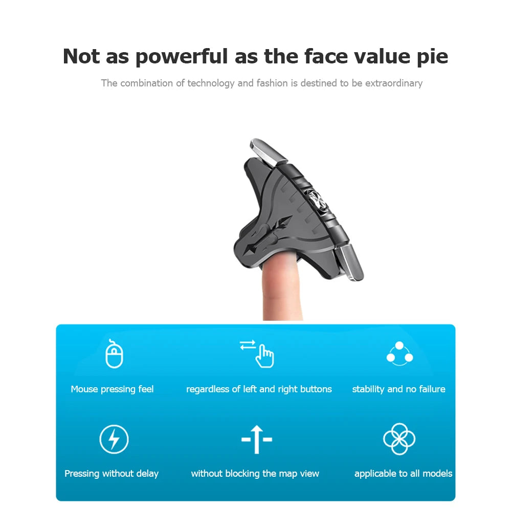 Electronic Machine Game Parts F01 1 Pair Plastic PUBG Mobile Trigger Phone Gamepad Controller Gaming Shooter