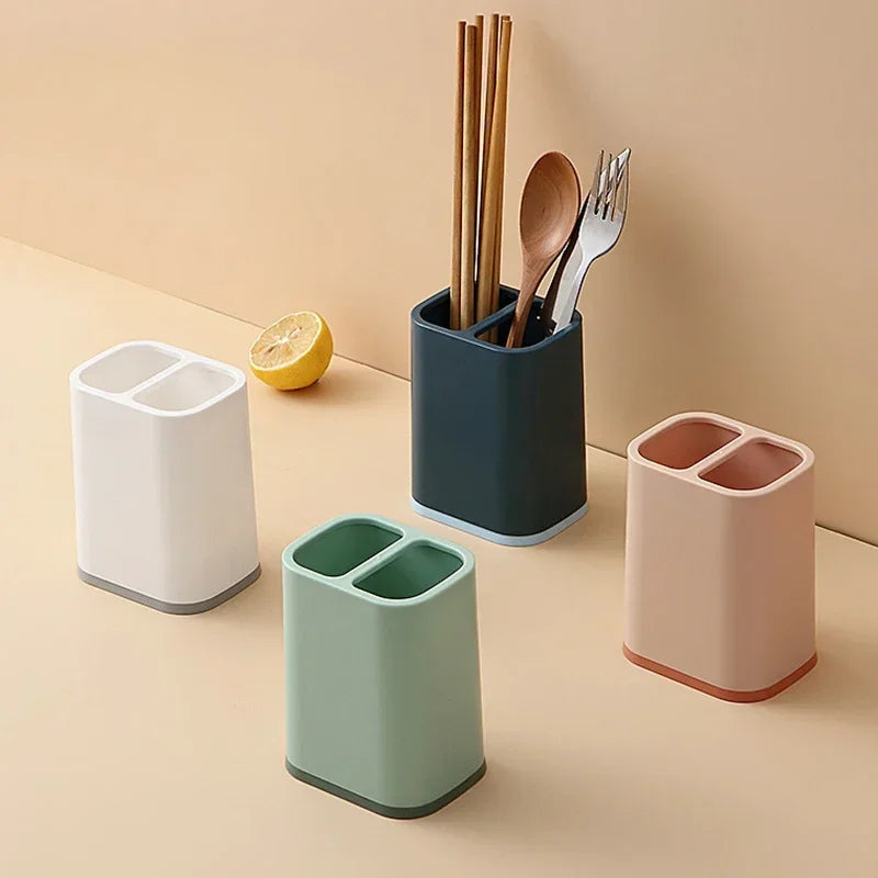 Kitchen Drain Shelf, Tableware Draining Rack, Chopsticks Cage Holder, Spoon Fork Knife Storage Organizer