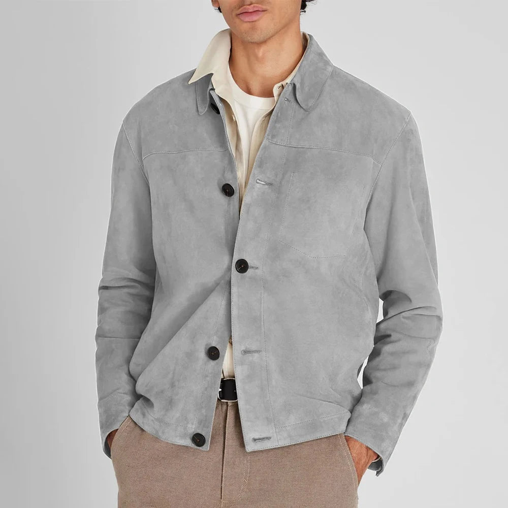 New in Jackets for Man Luxury Men's Blazers Men's Suede Jacket Elegant Outer Male Man Suit Top Coats on Offer Half Coat Advanced