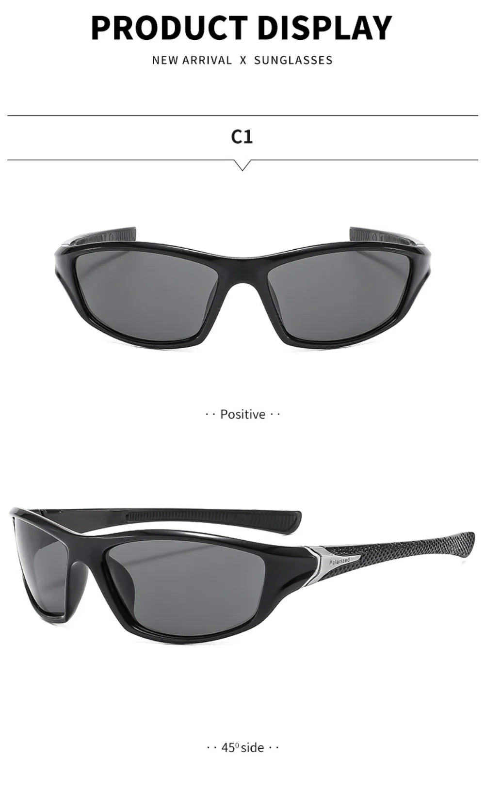 Fashion Sports Polarized Sunglasses Men Women Fishing Hiking Running Cycling Mountaineering Sport Man Sun Glasses UV400 Eyewear