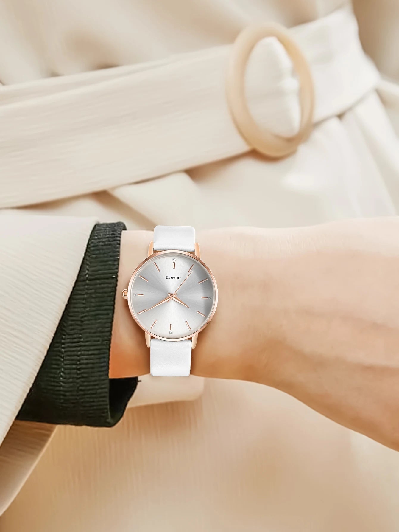 Watches for Women Leather Band Luxury Watches Quartz Watch Casual Bracelet Watch for Women