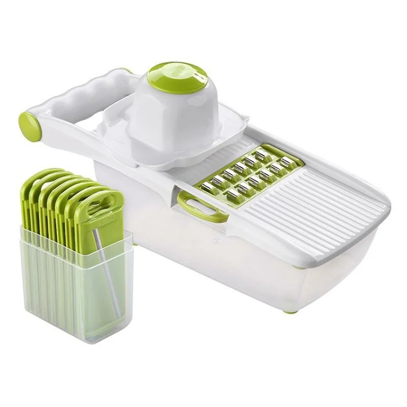 KYCOR-Kitchen Grater Multifunctional Vegetable Grater With Container Home Kitchen Slicer Potato Grater Cheese Grinder